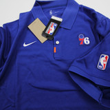 Philadelphia 76ers Nike NBA Authentics Polo Men's Blue New with Tags XLT TOPS-168011