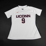 UConn Huskies Nike Practice Jersey - Soccer Women's White Used Multiple Sizes JRSY-010383