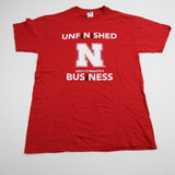 Nebraska Cornhuskers Fruit of the Loom Short Sleeve Shirt Men's Red Used M-TOPS-168150