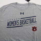 Auburn Tigers Under Armour Short Sleeve Shirt Men's Gray New with Tags M TOPS-168182