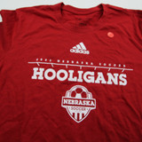 Nebraska Cornhuskers adidas Short Sleeve Shirt Men's Red Used M-TOPS-168245
