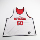 Rutgers Scarlet Knights adidas Practice Jersey - Basketball Men's New Red/White XL-JRSY-009811