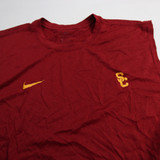 USC Trojans Nike Dri-Fit Sleeveless Shirt Men's Maroon Used Multiple Sizes TOPS-167290