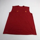 USC Trojans Nike Dri-Fit Sleeveless Shirt Men's Maroon Used Multiple Sizes TOPS-167290