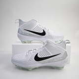 Nike Alpha Menace Football Cleat Men's White Used 16-CLEA-015877