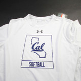 California Golden Bears Under Armour HeatGear Short Sleeve Shirt Men's New White XS-TOPS-163183