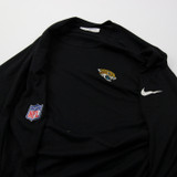 Jacksonville Jaguars Nike NFL On Field Long Sleeve Shirt Men's Black Used 3XL-TOPS-167222