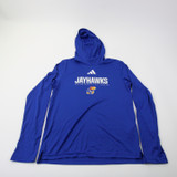 Kansas Jayhawks adidas Long Sleeve Shirt Women's Blue Used S TOPS-167196