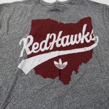 Miami RedHawks adidas Short Sleeve Shirt Men's Gray Used S TOPS-164283