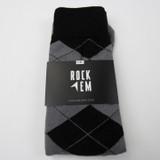 Rock Em Socks Socks Unisex Black New with Tags LXL ACCS-007580