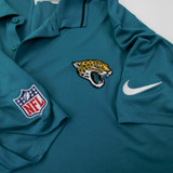Jacksonville Jaguars Nike NFL On Field Polo Men's Teal Used 2XL-TOPS-167142