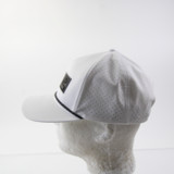 Pacific Headwear Snap-Back Hat Unisex White Used OSFM HATS-015215
