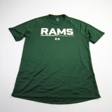 CSU Rams Under Armour Short Sleeve Shirt Men's Dark Green Used M TOPS-168393