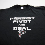 Atlanta Falcons Port & Company Short Sleeve Shirt Men's Black Used XXL TOPS-168364