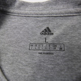 Kansas Jayhawks adidas Short Sleeve Shirt Men's Gray Used L TOPS-168408