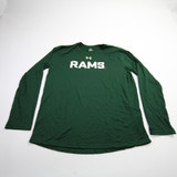 CSU Rams Under Armour Long Sleeve Shirt Men's Dark Green Used Multiple Sizes TOPS-168785