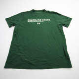 CSU Rams Under Armour Short Sleeve Shirt Men's Dark Green Used L TOPS-168728
