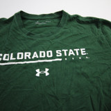 CSU Rams Under Armour Short Sleeve Shirt Men's Dark Green Used L TOPS-168728