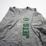 New York Jets Nike NFL On Field Dri-Fit Long Sleeve Shirt Men's Gray Used XL-TOPS-168798