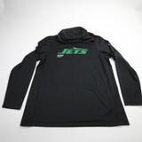 New York Jets Nike NFL On Field Dri-Fit Long Sleeve Shirt Men's Black Used XL-TOPS-168786