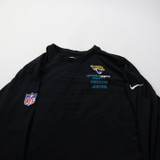Jacksonville Jaguars Nike NFL On Field Long Sleeve Shirt Men's Black Used-TOPS-168895