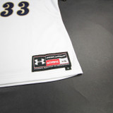 Gallaudat Bison Under Armour Practice Jersey - Soccer Men's White Used XS JRSY-010501