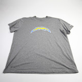 Los Angeles Chargers Nike Dri-Fit Short Sleeve Shirt Men's Gray Used XXL TOPS-168443