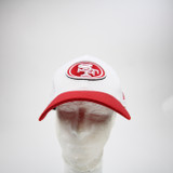 San Francisco 49ers New Era 9Forty Snap-Back Hat Unisex White Used OSFM HATS-015538