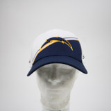Los Angeles Chargers New Era 39thirty Fitted Hat Unisex White Used XL/2XL HATS-015527