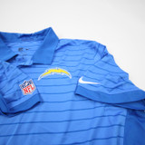 Los Angeles Chargers Nike Dri-Fit Polo Men's Blue Used 2XL-TOPS-169353