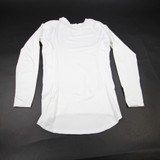adidas Long Sleeve Shirt Men's White Used L-TOPS-169380