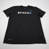Nike Short Sleeve Shirt Men's Black Used L-TOPS-169262