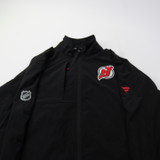 New Jersey Devils Fanatics NHL Pro Authentics Jacket Men's Black Used L TOPS-169824