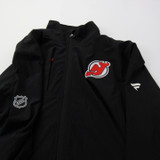 New Jersey Devils Fanatics NHL Pro Authentics Jacket Men's Black Used L TOPS-169818