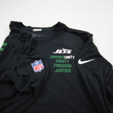 New York Jets Nike NFL On Field Dri-Fit Long Sleeve Shirt Men's Black Used XL-TOPS-169979