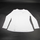 Nike Dri-Fit Long Sleeve Shirt Women's White New with Tags Multiple Sizes TOPS-163054