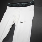 Nike Pro Dri-Fit Compression Pants Men's White Used-PNTS-034979