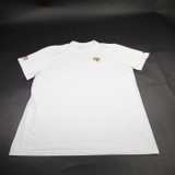 Jacksonville Jaguars Nike NFL On Field Short Sleeve Shirt Men's White Used 3XL TOPS-168862