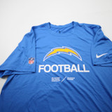 Los Angeles Chargers Nike NFL On Field Dri-Fit Long Sleeve Shirt Men's New Blue XL-TOPS-170268