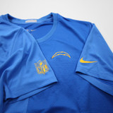Los Angeles Chargers Nike Dri-Fit Short Sleeve Shirt Men's Blue Used 2XL-TOPS-170282