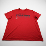 Atlanta Falcons Nike NFL On Field Short Sleeve Shirt Men's Red Used XL TOPS-170269