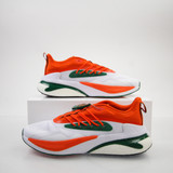 Miami Hurricanes adidas Alphaboost Running & Jogging Shoes Men's New White/Orange 15-SHOE-021068