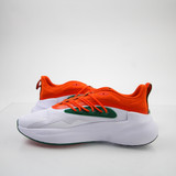 Miami Hurricanes adidas Alphaboost Running & Jogging Shoes Men's New White/Orange 15-SHOE-021068