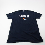 Denver Broncos Next Level Short Sleeve Shirt Men's Navy Used Multiple Sizes TOPS-170060