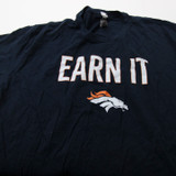 Denver Broncos Next Level Short Sleeve Shirt Men's Navy Used Multiple Sizes TOPS-170060