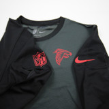 Atlanta Falcons Nike NFL On Field Long Sleeve Shirt Men's Black Used L TOPS-170308