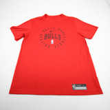 Chicago Bulls Nike NBA Authentics Short Sleeve Shirt Men's Red Used XLT TOPS-170257