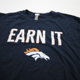 Denver Broncos Next Level Short Sleeve Shirt Men's Navy Used Multiple Sizes TOPS-170178