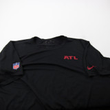 Atlanta Falcons Nike NFL On Field Short Sleeve Shirt Men's Black Used 3XL-TOPS-170417