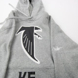 Atlanta Falcons Nike Sweatshirt Men's Gray Used-TOPS-170429